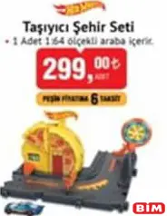 HOT WHEELS OYUNCAK TAŞIYICI SEHİR SETİ
